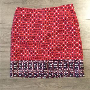 Red, white, and blue detailed pencil skirt!